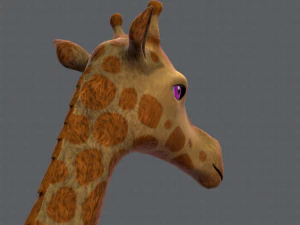 giraffa v01 Modello 3D