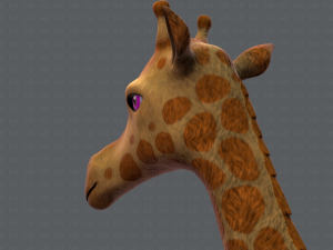 giraffe v01 3D Модель