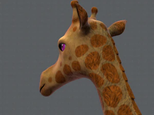giraffa v01 Modello 3D