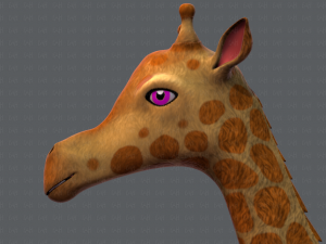 giraffe v01 3D Модель