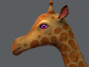giraffa v01 Modello 3D