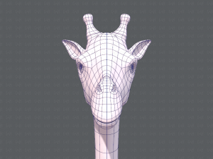giraffe v01 3D Модель