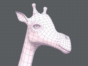 giraffe v01 3D Модель