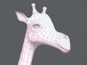 giraffa v01 Modello 3D
