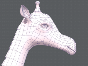 giraffe v01 3D Модель
