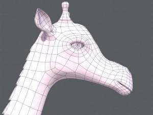 giraffa v01 Modello 3D