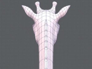 giraffa v01 Modello 3D