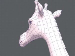 giraffa v01 Modello 3D