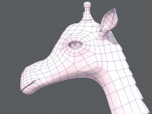 giraffe v01 3D Модель