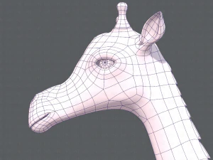 giraffa v01 Modello 3D