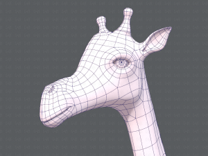giraffe v01 3D Модель
