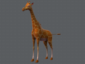 giraffe v01 3D Модель