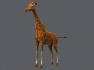 giraffa v01 Modello 3D