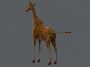 giraffe v01 3D Модель