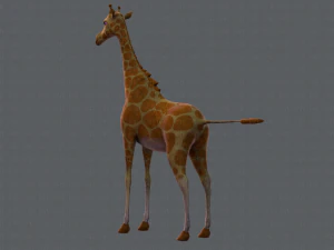 giraffa v01 Modello 3D