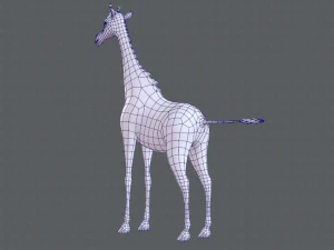 giraffa v01 Modello 3D