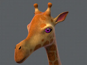 giraffa v01 Modello 3D