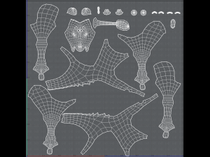 giraffe v01 3D Модель