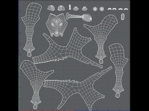 giraffa v01 Modello 3D