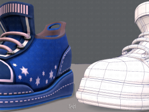 shoes cartoonv28 Modelo 3D