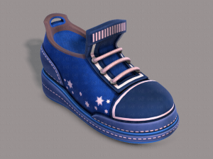 shoes cartoonv28 3D 模型