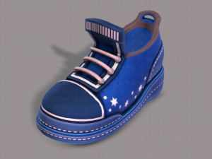 shoes cartoonv28 3D 模型