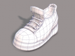 shoes cartoonv28 3D 模型