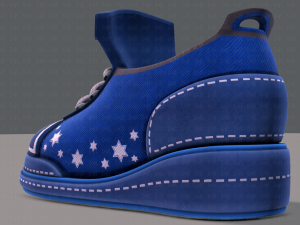 shoes cartoonv28 3D 模型