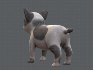 dog base cartoonv03 Modello 3D