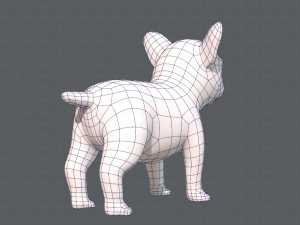 dog base cartoonv03 Modello 3D