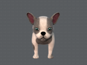 dog base cartoonv03 Modello 3D