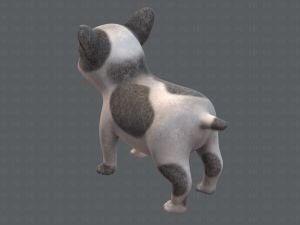 dog base cartoonv03 Modello 3D