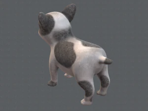 dog base cartoonv03 3D Model