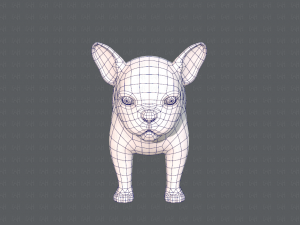 dog base cartoonv03 Modello 3D