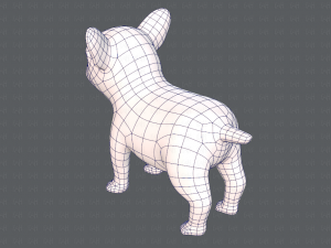 dog base cartoonv03 Modello 3D