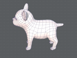 dog base cartoonv03 Modello 3D