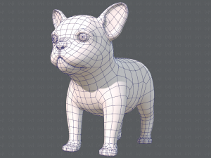 dog base cartoonv03 Modello 3D
