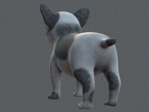 dog base cartoonv03 Modello 3D