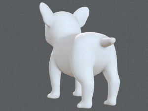 dog base cartoonv03 3D Model