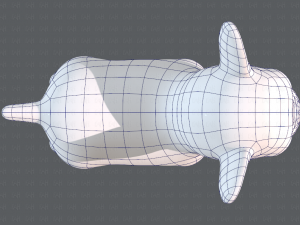 dog base cartoonv03 Modello 3D