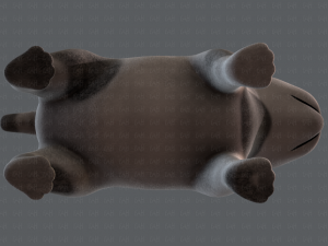 dog base cartoonv03 Modello 3D