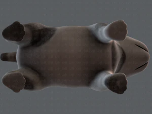 dog base cartoonv03 3D Model
