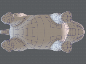 dog base cartoonv03 Modello 3D