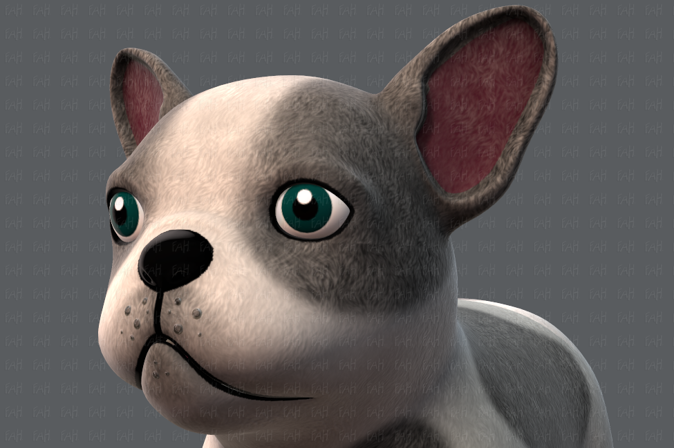 3d zoo. 3d model cartoon Bulldog. Models 3d Zoo. 3d Zoo Puppy.