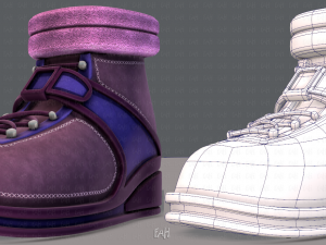 shoes cartoonv29 Modelo 3D
