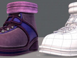 shoes cartoonv29 3D Model
