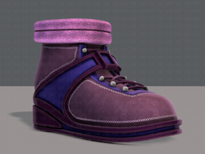 shoes cartoonv29 3D Modell
