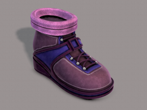 shoes cartoonv29 3D Modell