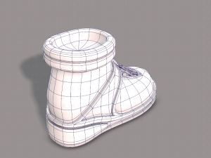 shoes cartoonv29 3D Modell