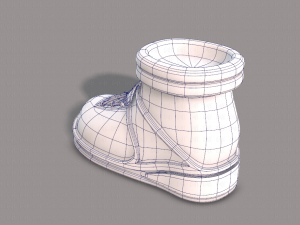 shoes cartoonv29 3D Modell